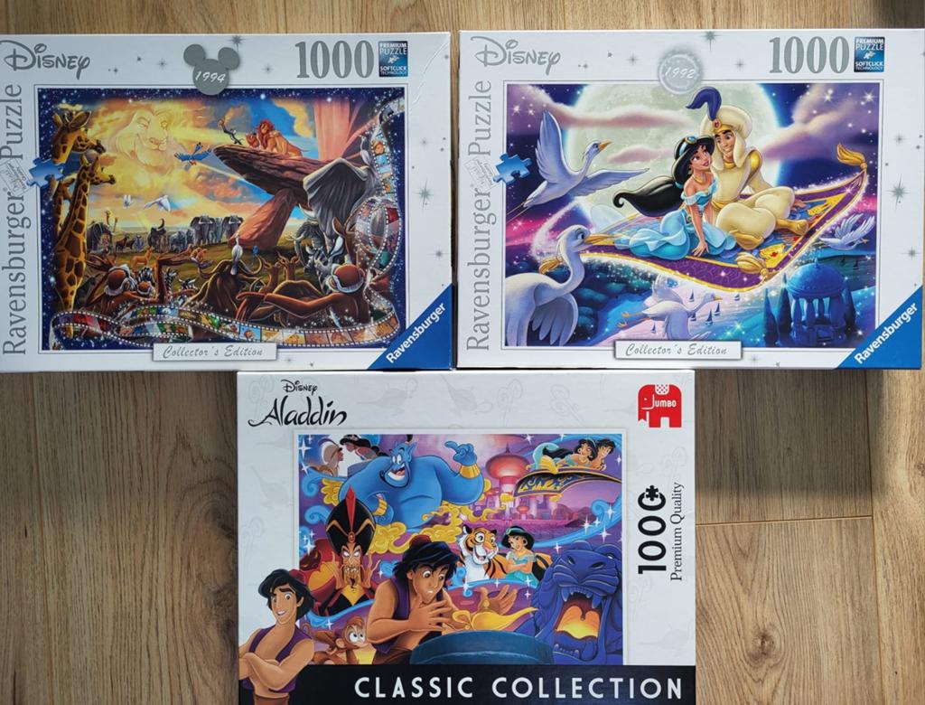 Disney 1000st puzzel, Ophalen, 500 t/m 1500 stukjes, Zo goed als nieuw