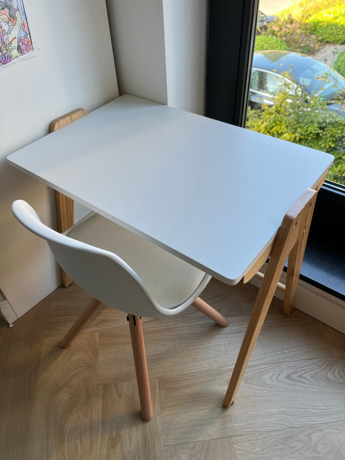 Kinderbureau  - Petite Amelie (wit/hout), Ophalen, Opbergruimte, Hout, Kinderbureau