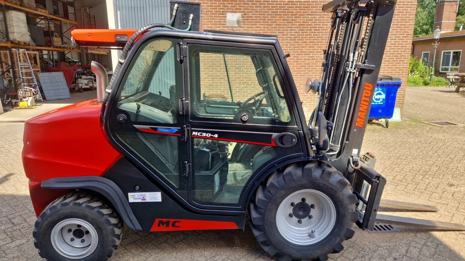 Manitou MC30-4 Ruwterrein Heftruck met Airco en Lier, 2000 tot 3000 kg, Ophalen, Diesel, Ruwterrein