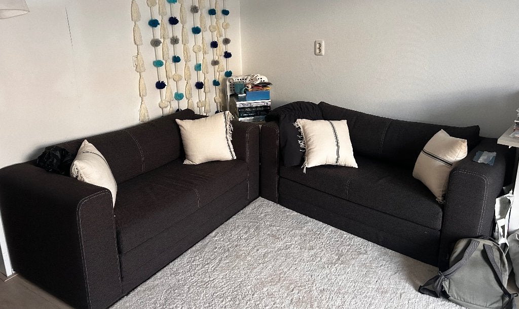 Sofa bed, Ophalen, Gebruikt, Tweepersoons, 190 cm of minder