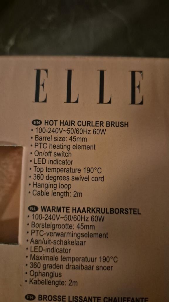 Elle, Ophalen of Verzenden, Nieuw