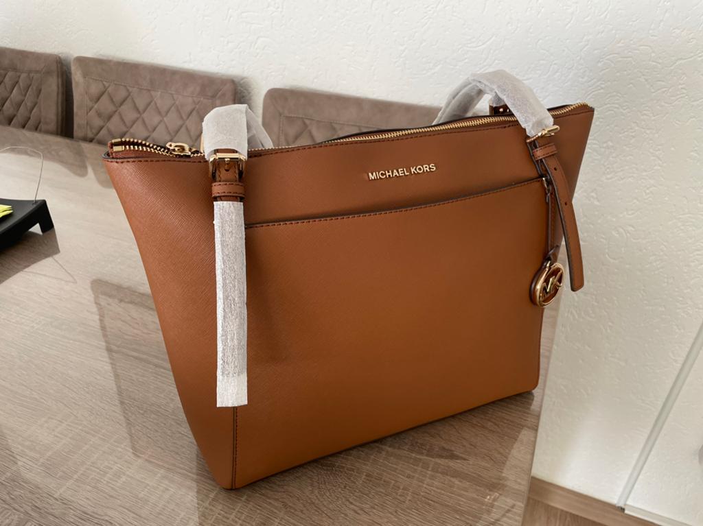 Origineel Michael Kors MK tas shopper groot, Ophalen of Verzenden, Zo goed als nieuw, Zwart, 30 cm of meer