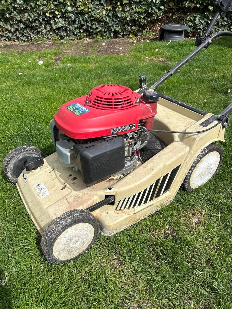 Honda GCV 160 Grasmaaier - Voor de handige hobbyist, Ophalen, Cirkelmaaier, Gebruikt, Opvangbak