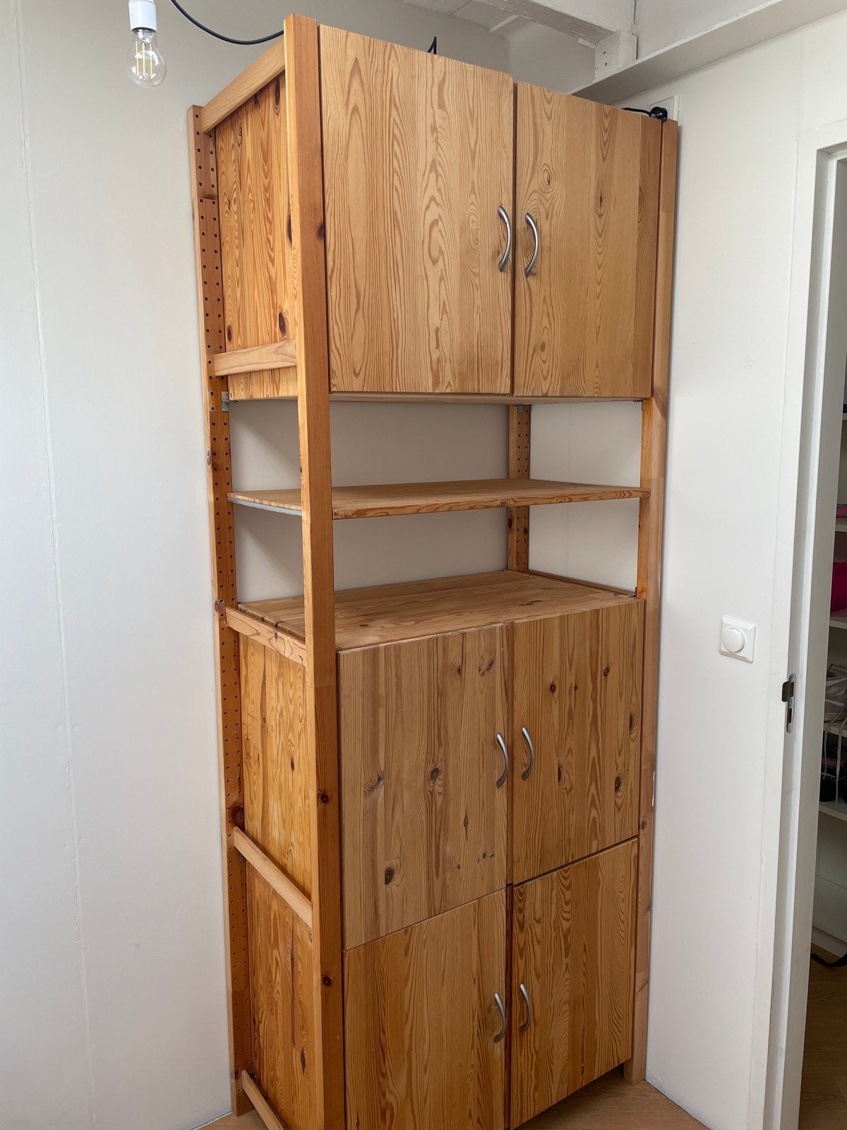 Ikea Ivar kast met deurtjes, Huis en Inrichting, Ophalen, Gebruikt, 200 cm of meer, 50 tot 100 cm