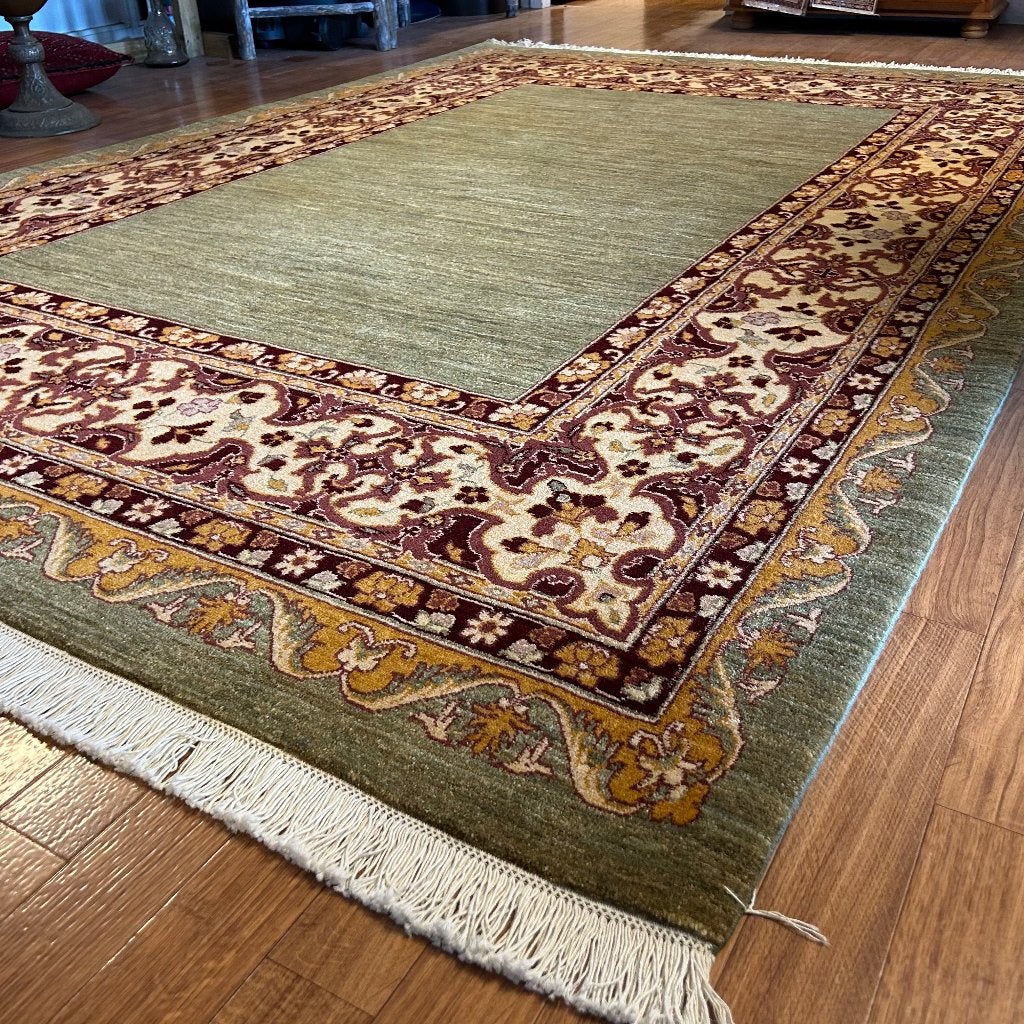 perzisch tapijt ziegler - 281 x 202 cm – vloerkleed, TTM Wonen, Meubels – (Perzische) Tapijten en Woonaccessoires, Geel, Taag 63, 2491 CS, Den Haag (Forepark)