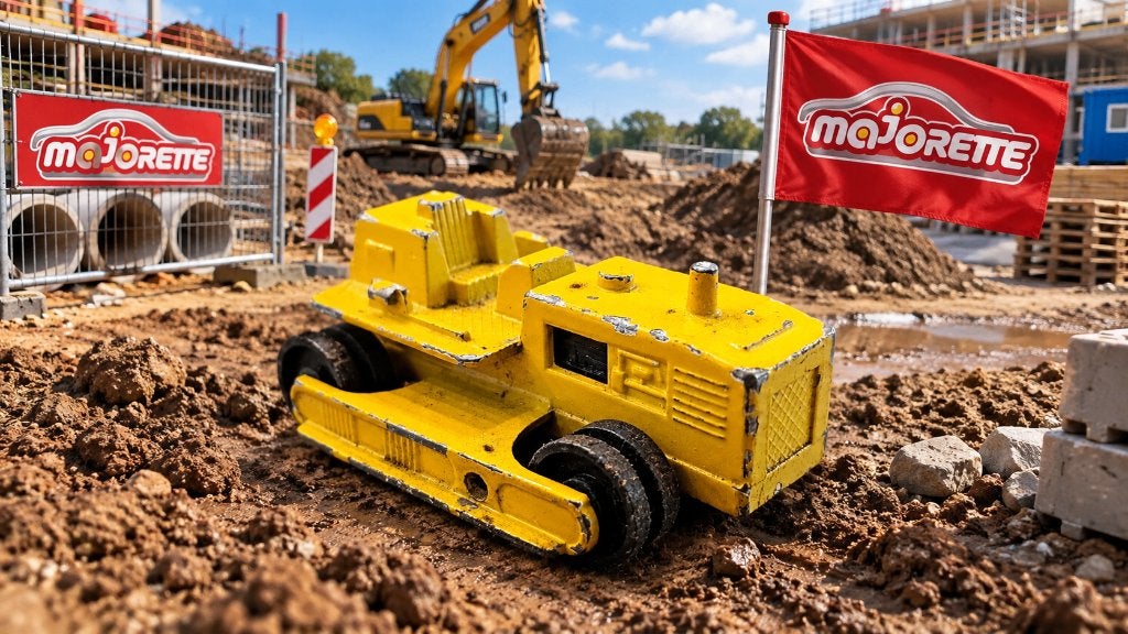 Majorette Bulldozer 287 vintage speelgoed, Hobby en Vrije tijd, Ophalen of Verzenden, Gebruikt, Overige typen, Overige merken