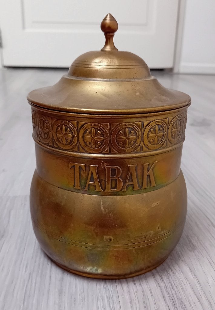 koperen tabakspot, Antiek en Kunst, Verzenden