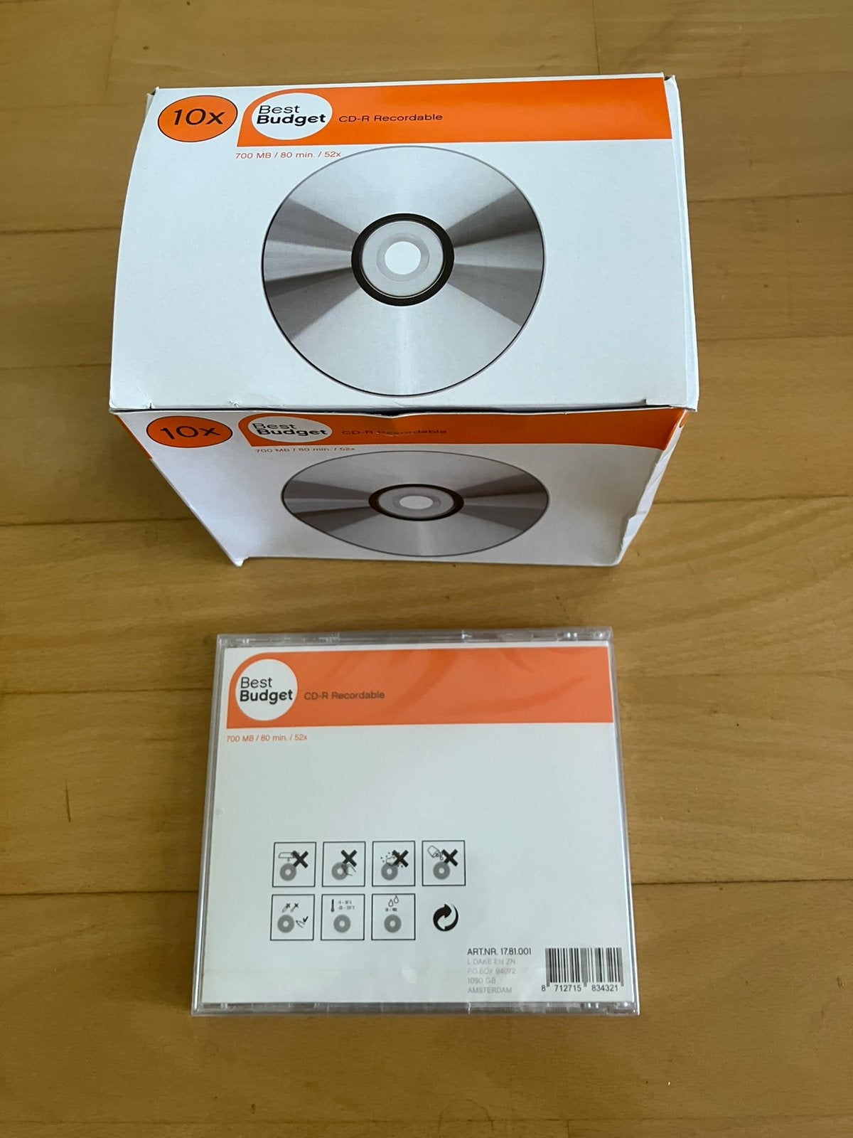 Verschillende CD-R 700 MB, 80 minuten Nieuw, Ophalen of Verzenden, Nieuw