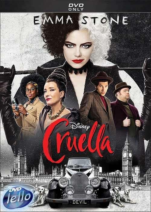 Disney's Cruella (2021 Emma Stone, Emma Thompson) niet NLO, Cd's en Dvd's, Alle leeftijden, Ophalen of Verzenden, Zo goed als nieuw