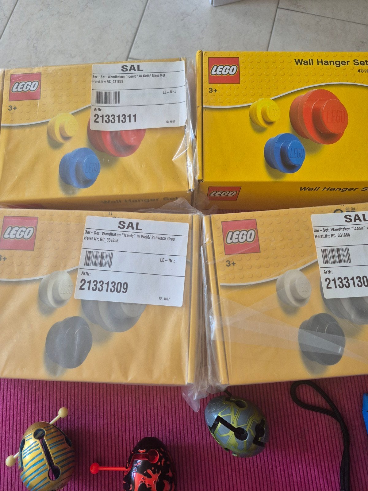 Lego Wandhaken "Iconic" - Nieuw in doos, Kinderen en Baby's, Speelgoed | Duplo en Lego, Nieuw, Lego, Accessoire, Ongeopend/sealed