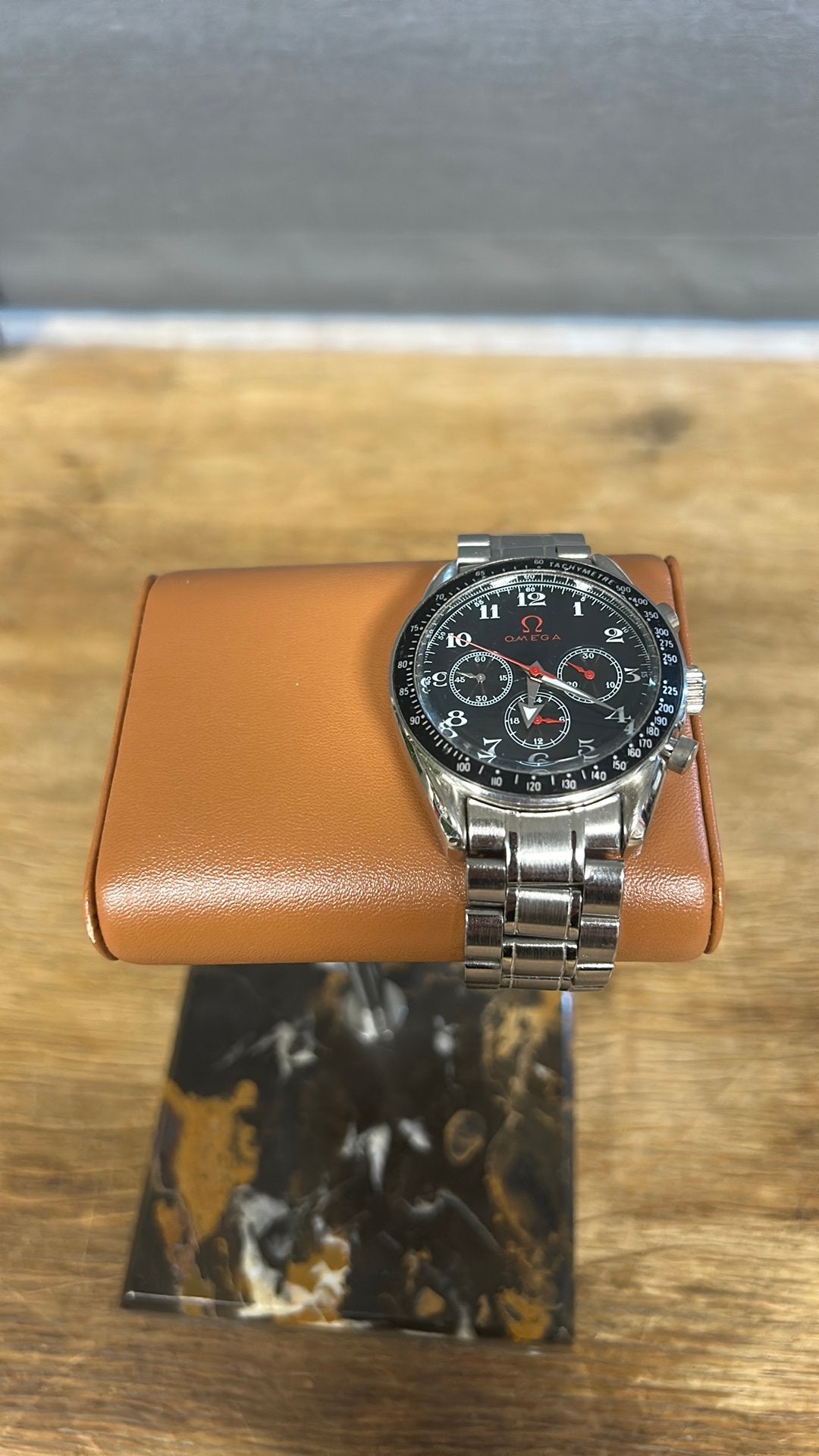 Omega Speedmaster Broad Arrow heren horloge., Ophalen of Verzenden, Zo goed als nieuw, Staal, Overige merken