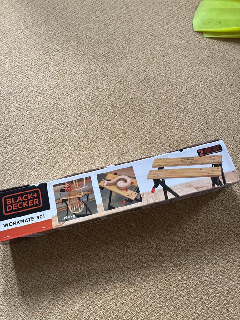 Black+Decker Workmate 301 Werkbank - Nieuw in doos, Ophalen, Nieuw, 70 tot 120 cm, Bankschroef