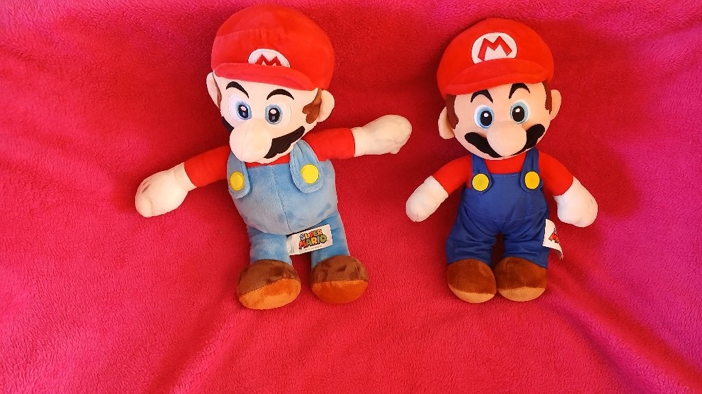 2x SUPER MARIO KNUFFELS, Ophalen of Verzenden, Zo goed als nieuw, Overige typen