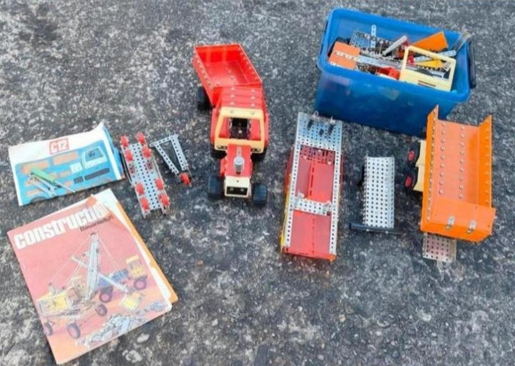 Vintage/Antiek Meccano bouwset met vanalles erbij, Ophalen of Verzenden