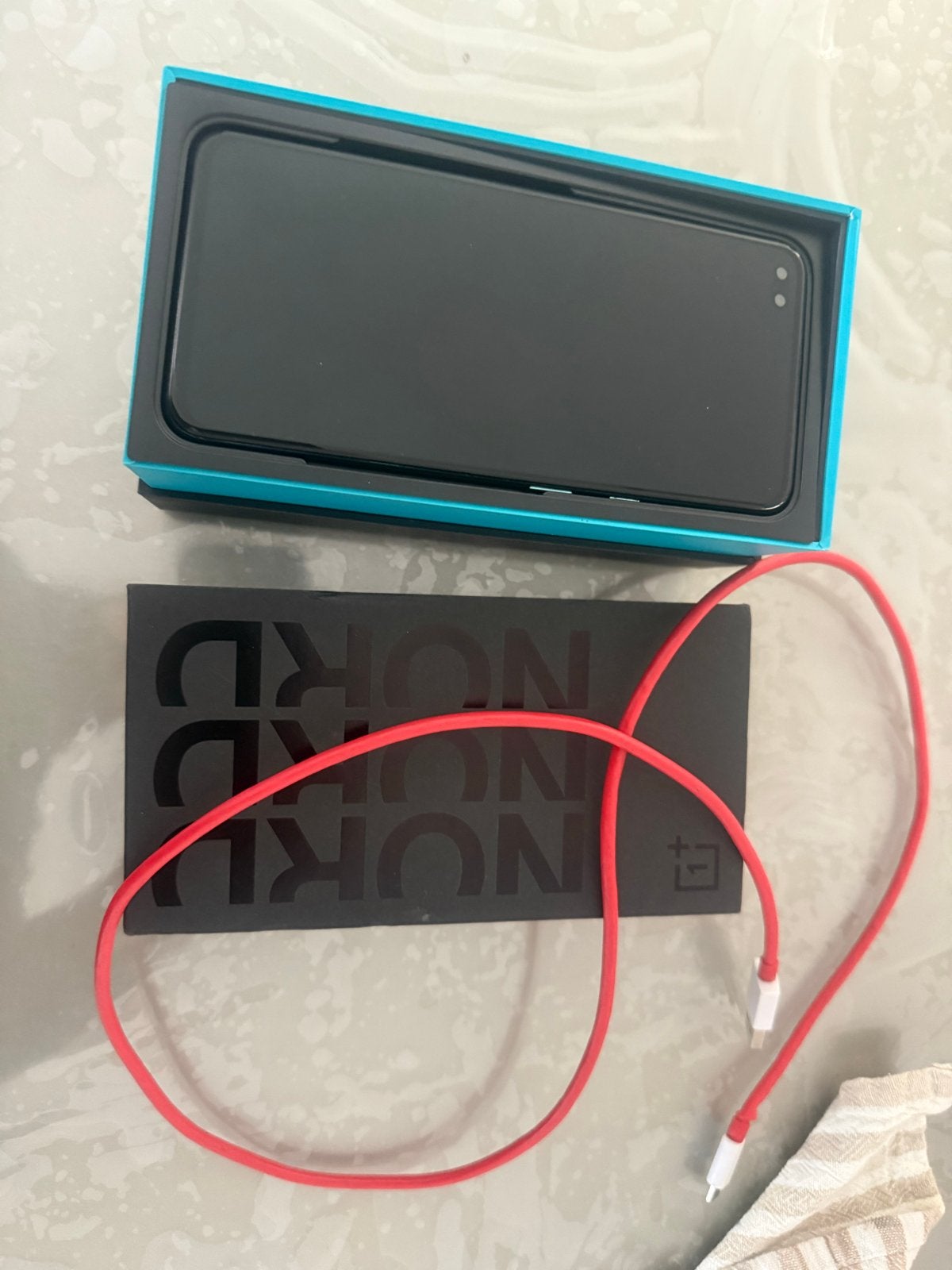 OnePlus Nord met doosje en oplaadkabel, Ophalen, Gebruikt, Zonder simlock, Zonder abonnement