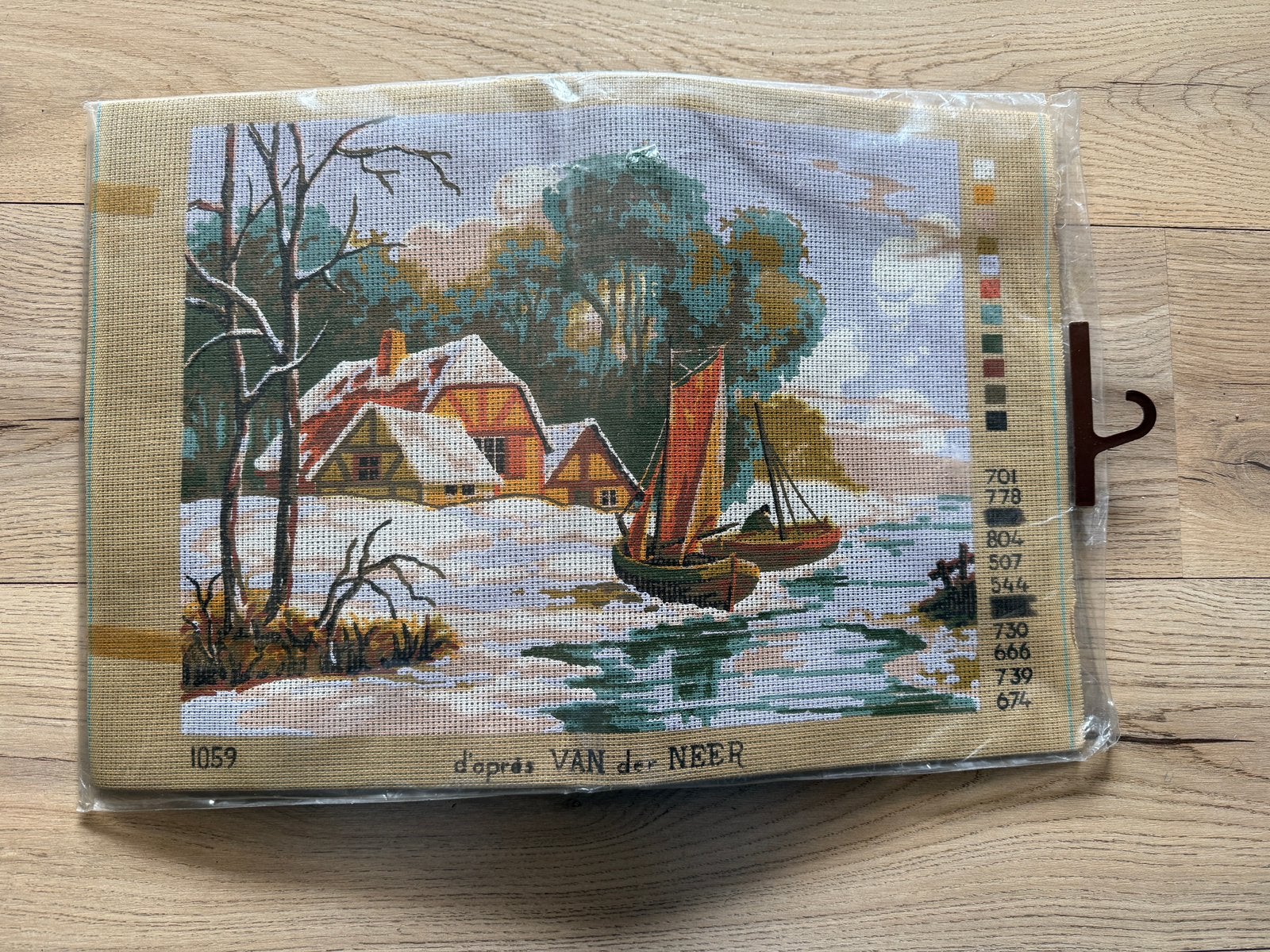 Borduurpakket Stella Aert vd Neer winter, Ophalen of Verzenden, Nieuw, Handborduren, Borduurpakket