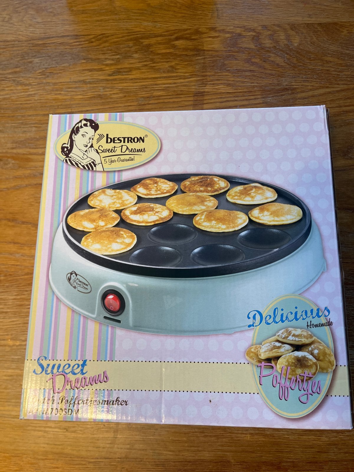 Bestron Sweet Dreams Poffertjesmaker APFM700SDM, Ophalen of Verzenden, Zo goed als nieuw