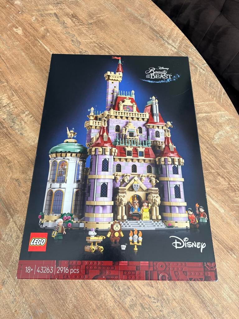 Lego Disney Belle en het beest kasteel 43264, Ophalen, Lego, Zo goed als nieuw, Compleet