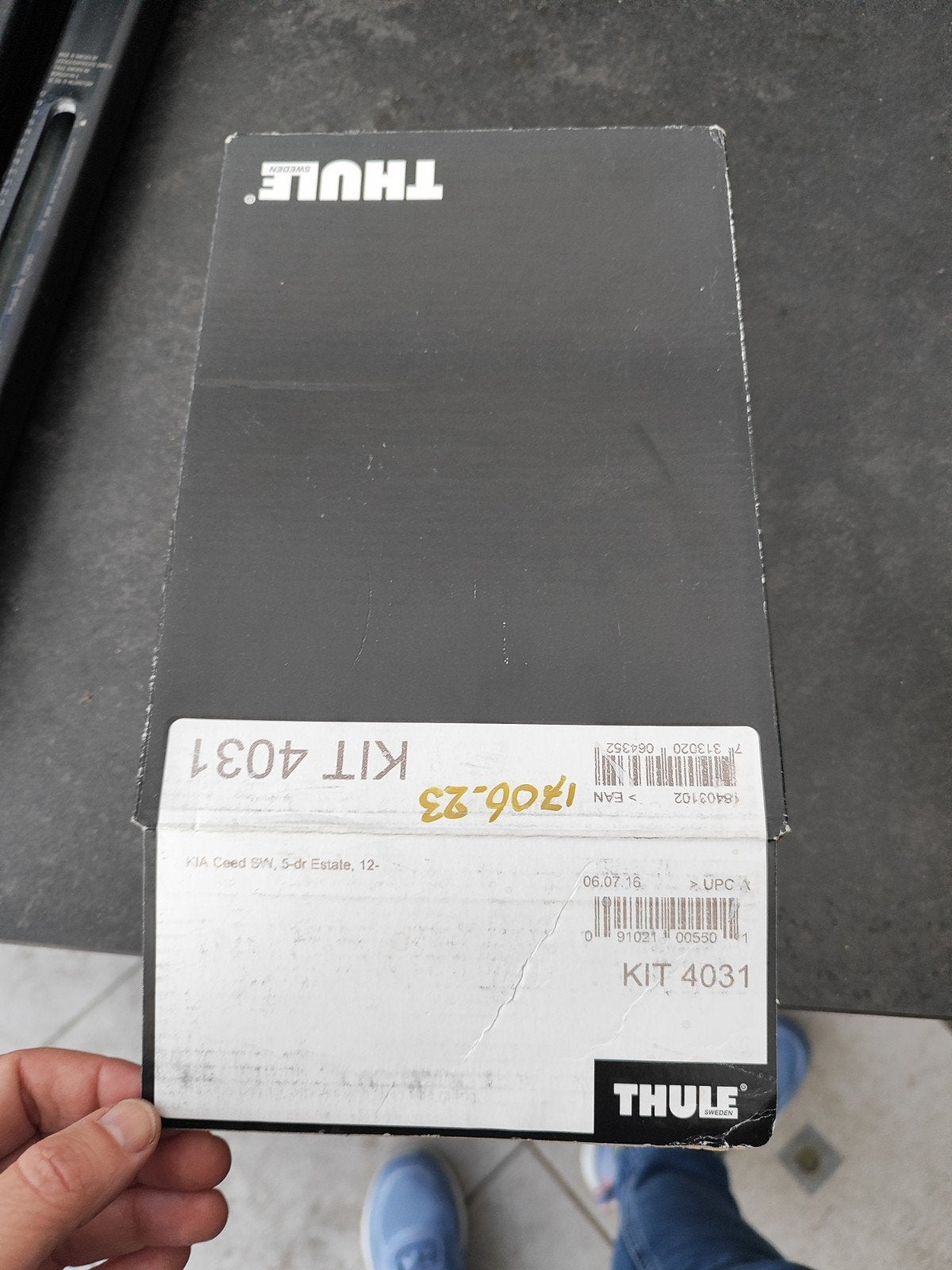 Thule kitset 4031 kia ceed sw estate 12- of 5018 peugeot, Ophalen of Verzenden