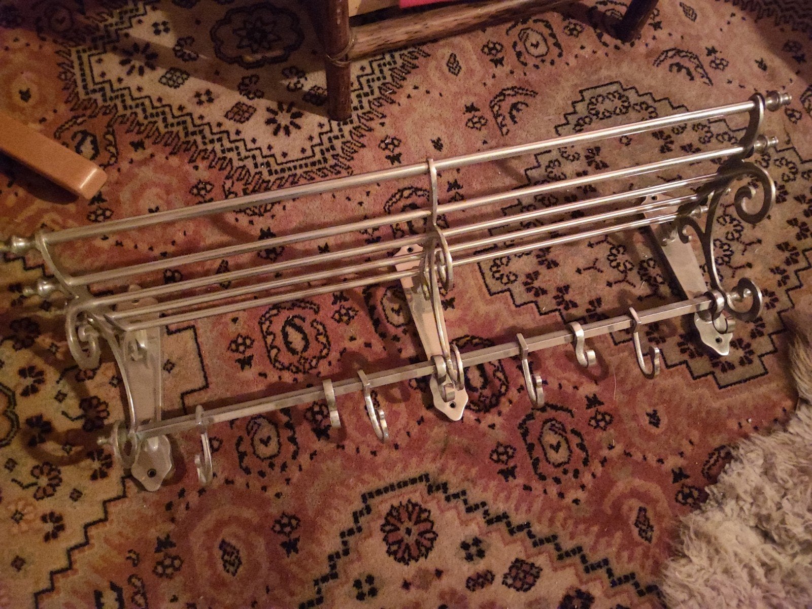 Prachtige vintage Art Deco kapstok, Ophalen, Zo goed als nieuw, Metaal