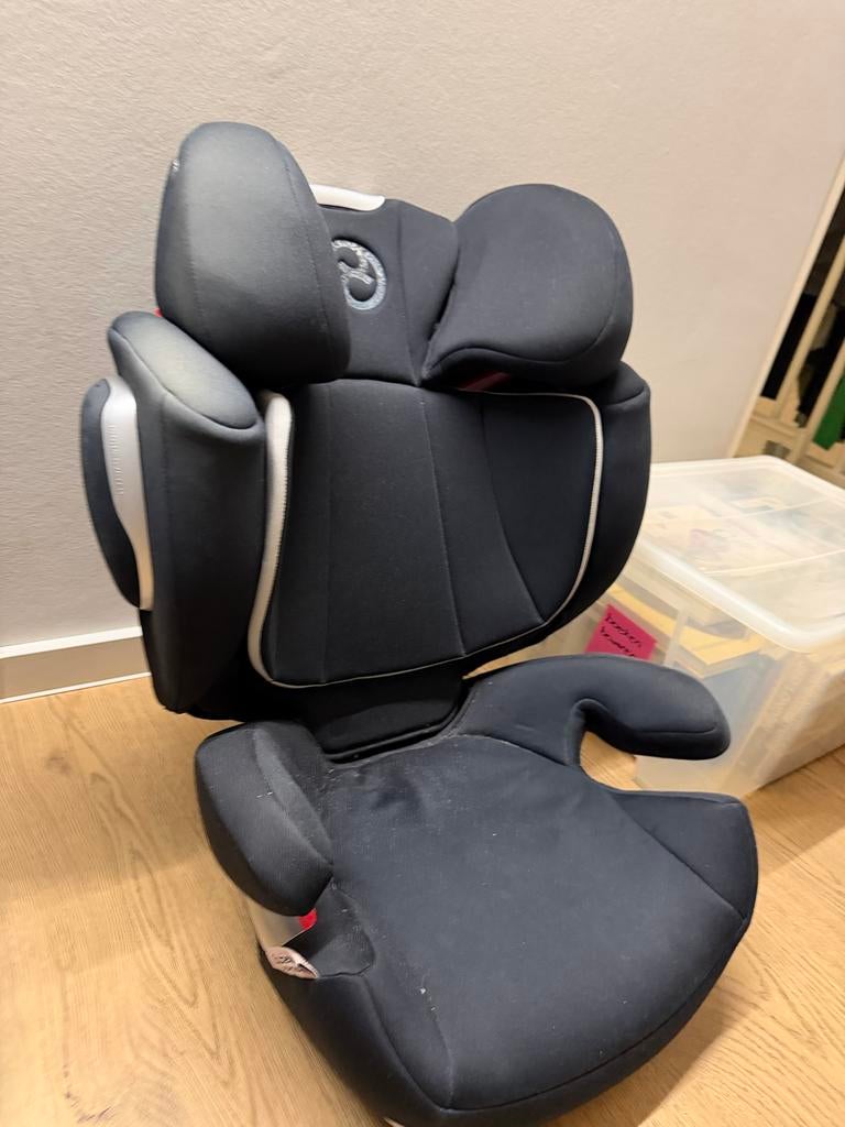Cybex Solution Q2-fix autostoel, Autogordel of Isofix, Gebruikt, 15 t/m 36 kg, Verstelbare rugleuning