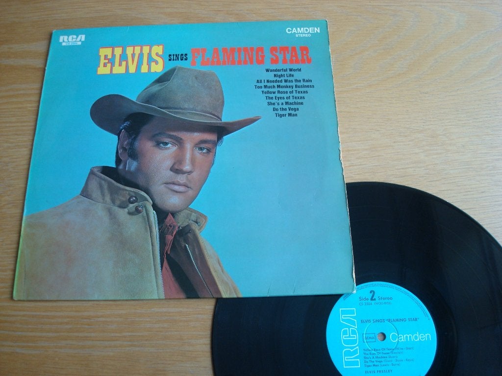 Lp Elvis Presley Flaming Star, Ophalen of Verzenden, Zo goed als nieuw, 12 inch, Poprock