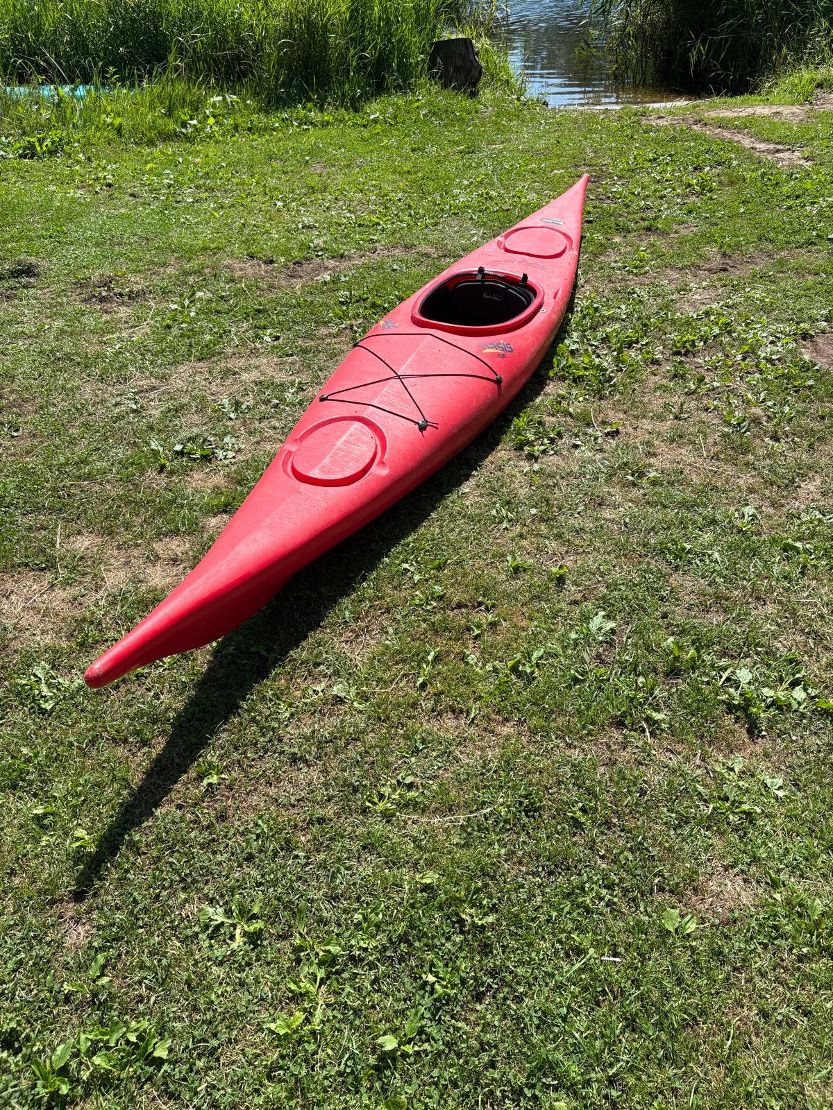 Rode kajak - perfect voor avontuur op het water!, Ophalen, Gebruikt, 1-persoons