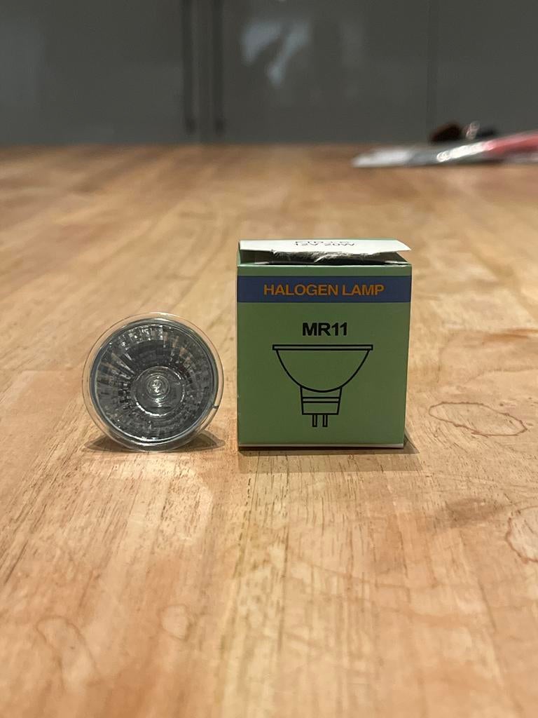 17 stuks Halogeenlamp MR11 12V 20W, Minder dan 30 watt, Halogeen (gloei)lamp, Nieuw, Bipin of Steekvoet