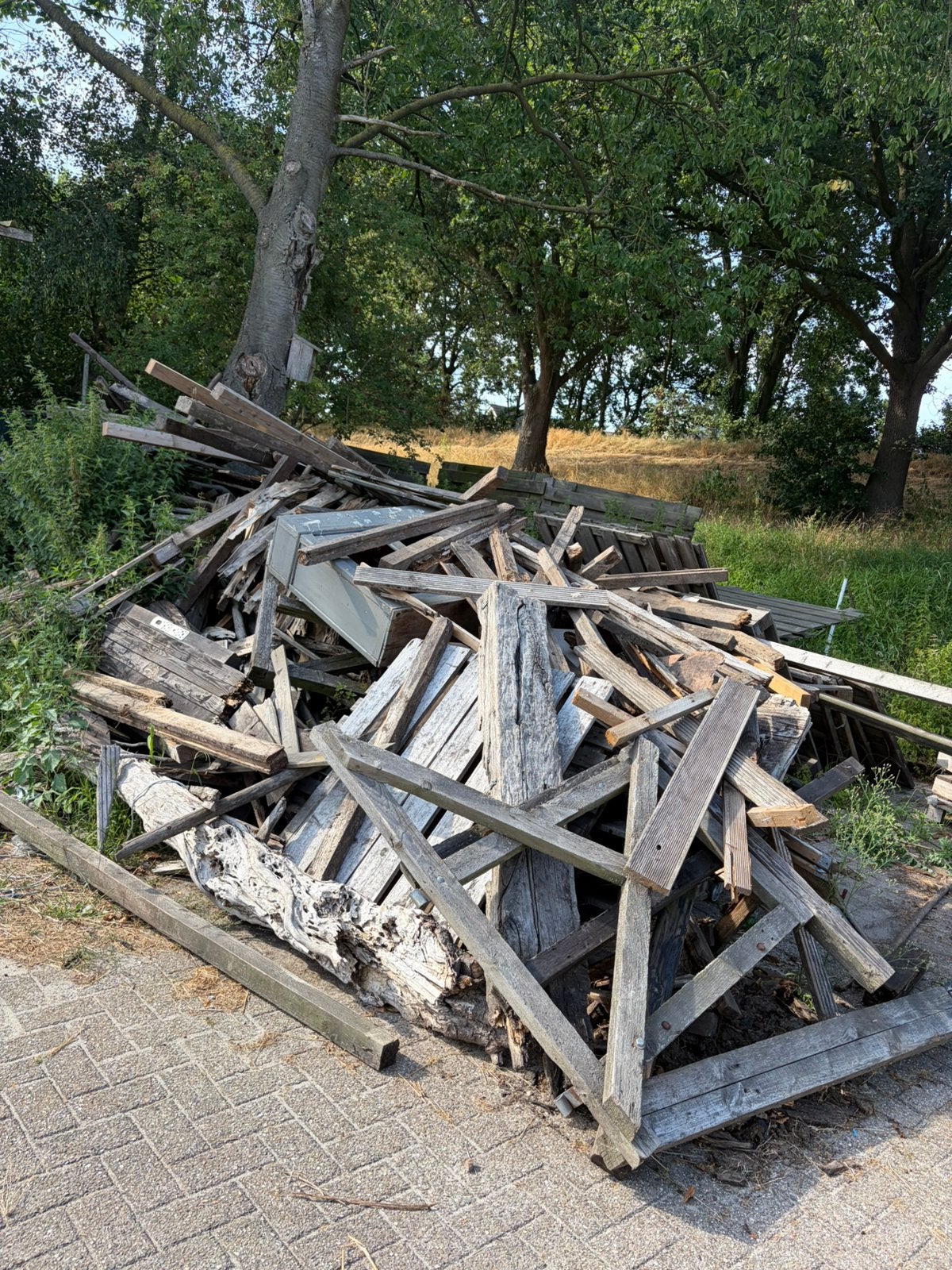 GRATIS STOOKHOUT/HAARDHOUT, 3 tot 6 m³, Ophalen