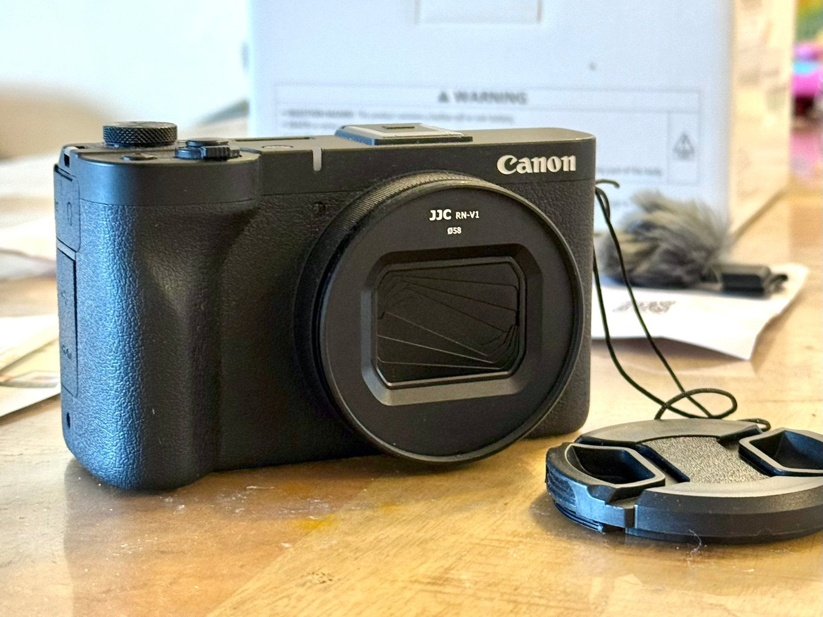 Canon Powershot V1, met originele doos, ideaal voor vloggers, Canon, Ophalen of Verzenden, Zo goed als nieuw, Bluetooth