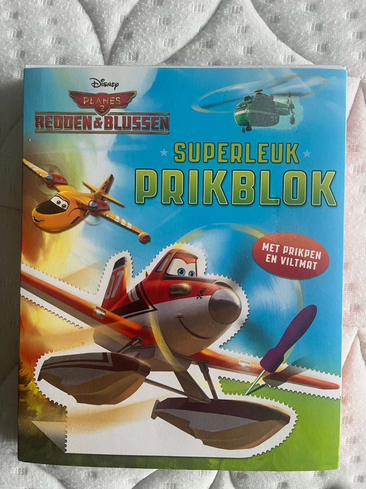 Disney Planes 2 Superleuk Prikblok met Prikpen en Viltmat, Ophalen of Verzenden, Nieuw