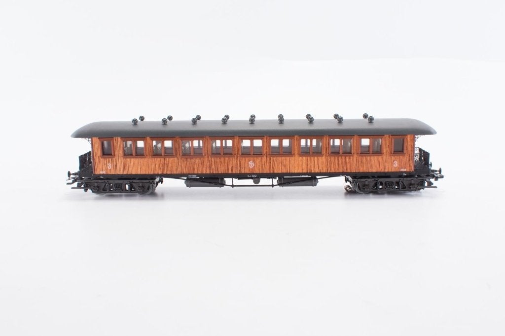 Marklin H0 4270 Houten rijtuig 3de klasse van de Zweedse SJ, Hobby en Vrije tijd, Modeltreinen | H0, Wisselstroom, Gebruikt, Wagon