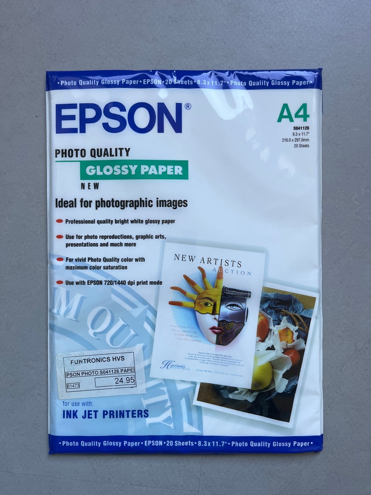 Epson Photo Quality Glanzend Papier A4 - 20 vellen, Computers en Software, Printers, Ophalen of Verzenden, Nieuw, Inkjetprinter