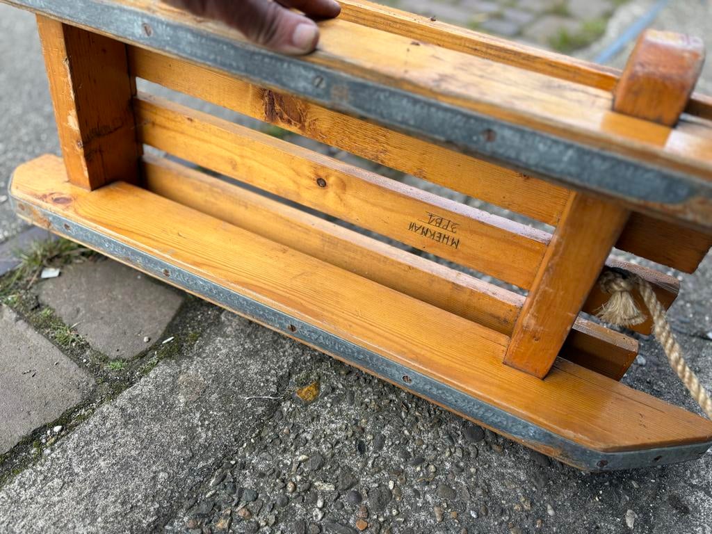 4x Antieke Houten Slee - Bieden per stuk, Ophalen, Gebruikt, Hout