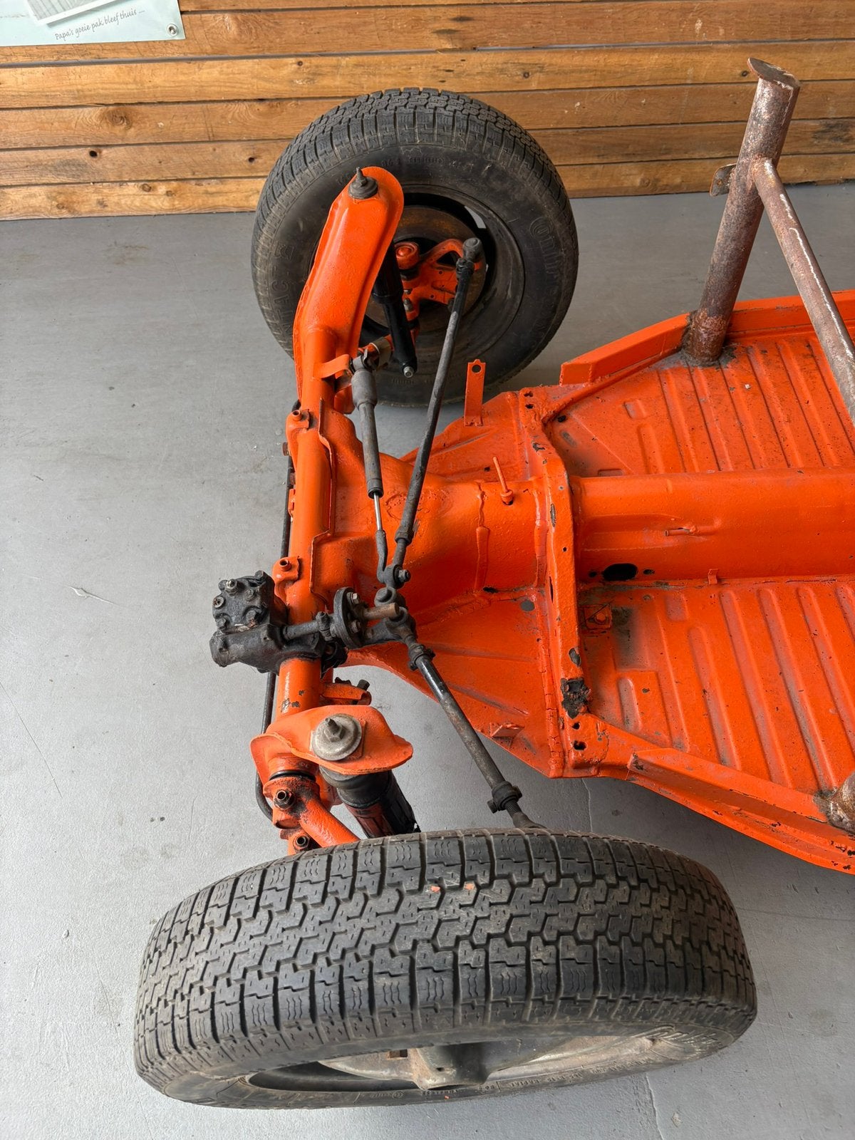 Te koop VW Ruska body chassis ingekort papieren etc, Ophalen