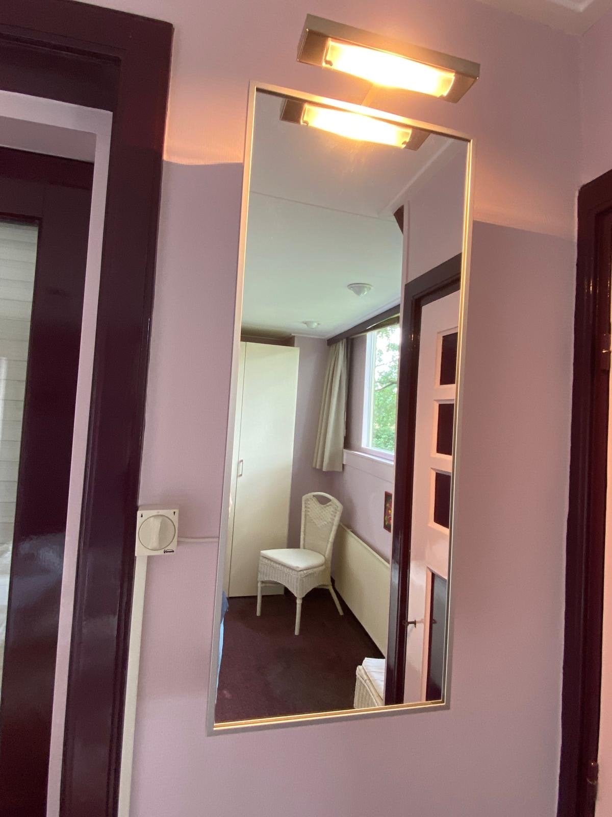 Spiegelkast met verlichting, Ophalen, Minder dan 50 cm, Gebruikt, 100 tot 150 cm