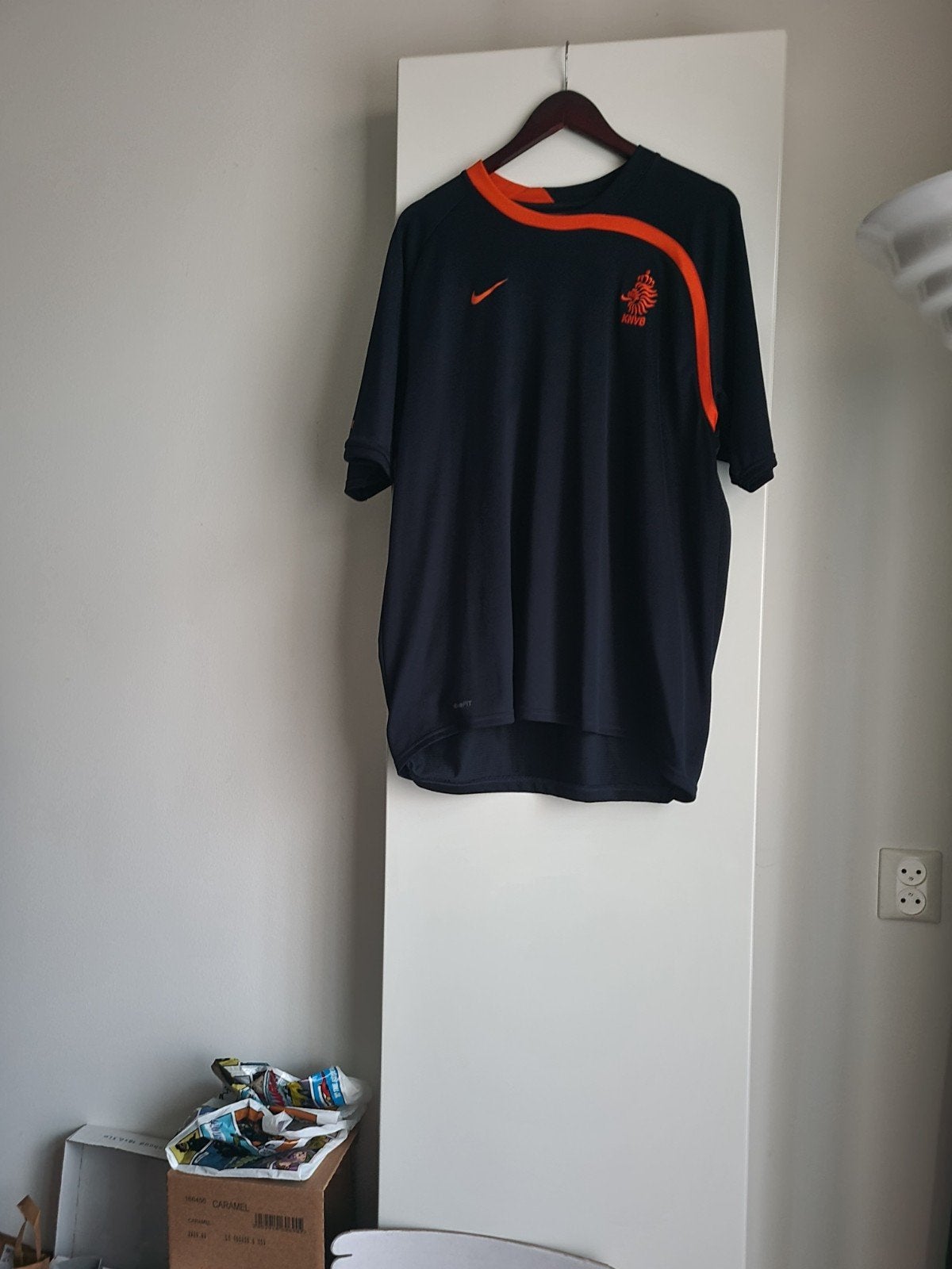 KNVB voetbal shirt maat XL, Zwart, Nike, Maat 56/58 (XL), Ophalen of Verzenden