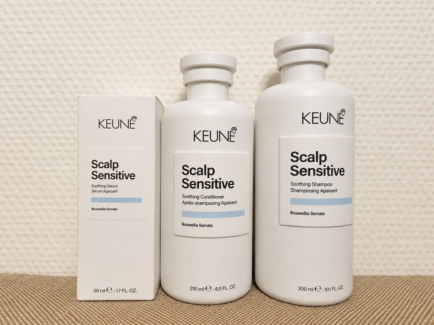 Keune Scalp Sensitive Set: Shampoo, Conditioner & Serum, Ophalen of Verzenden, Nieuw, Shampoo of Conditioner