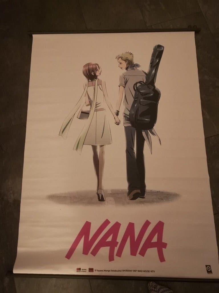Wallscroll/tapestry NANA anime/manga, Rechthoekig Staand, Ophalen of Verzenden, Zo goed als nieuw, Canvas of Doek