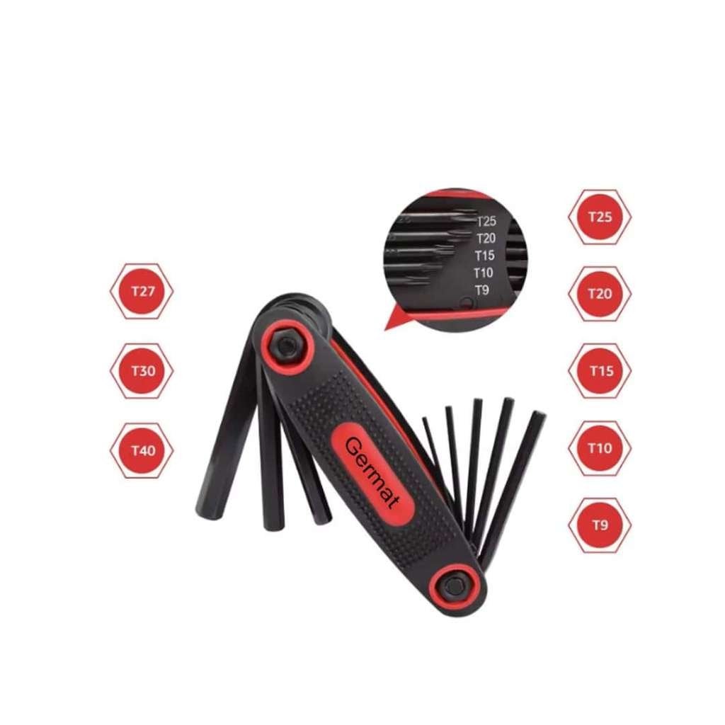 Torx set 8 delig T9 - T40, Hobby en Vrije tijd, Klantenservice@germat.nl, Gereedschap of Toebehoren, Nieuw, Ophalen of Verzenden