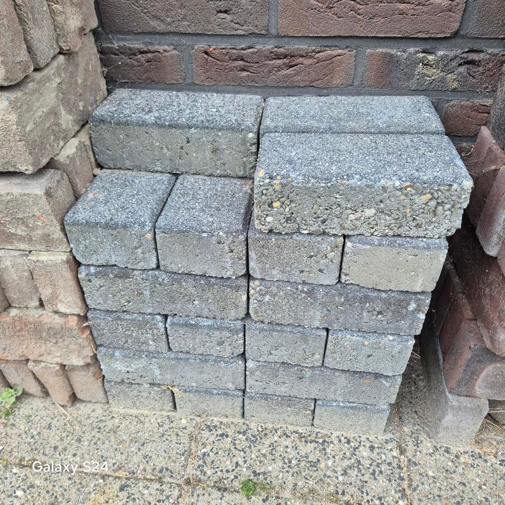 Straatklinkers gratis, Tuin en Terras, Tegels en Klinkers, Ophalen, Gebruikt, Beton, Klinkers