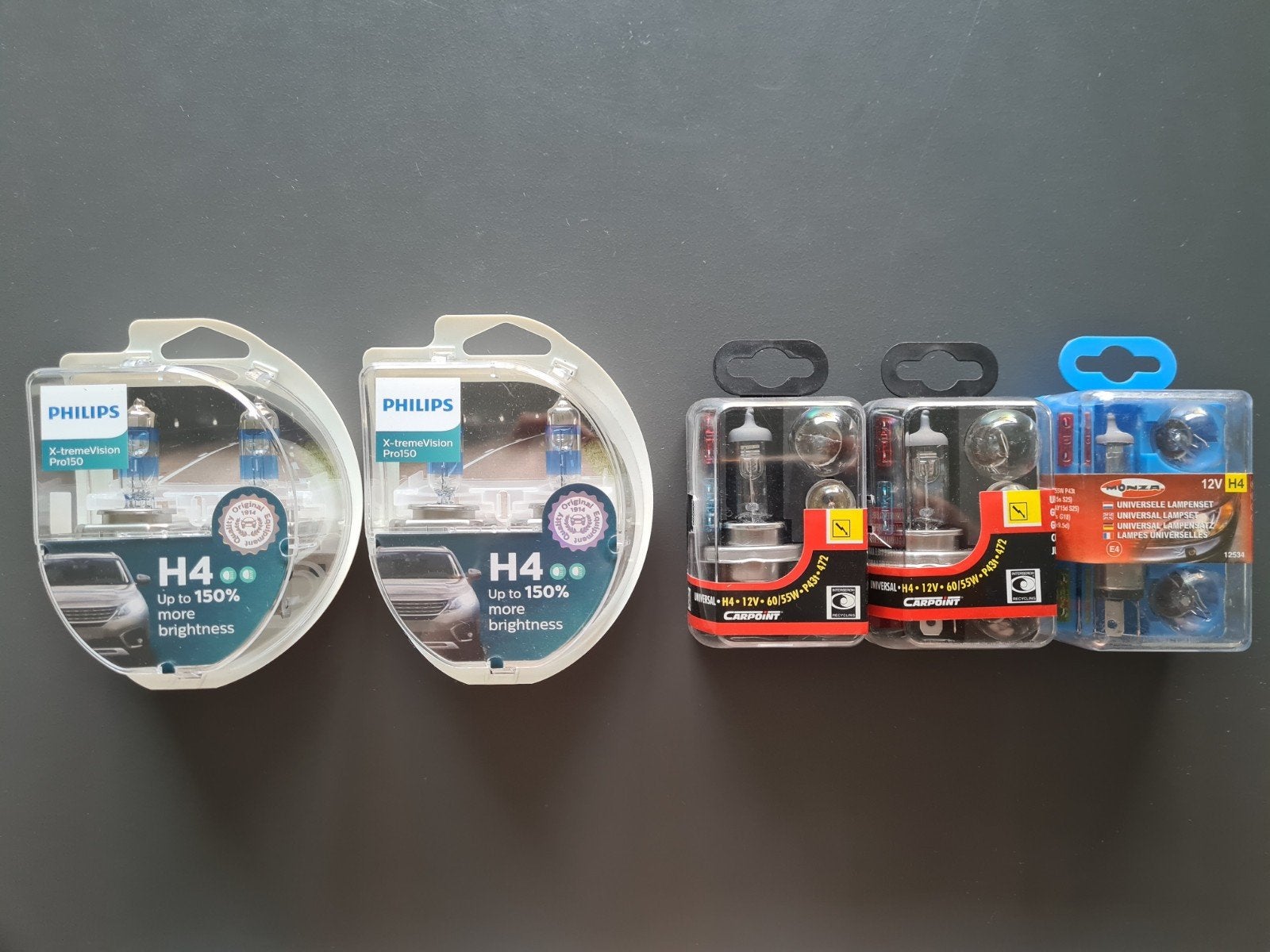Diverse H4 autolampen / reservelampensets, Ophalen of Verzenden, Nieuw