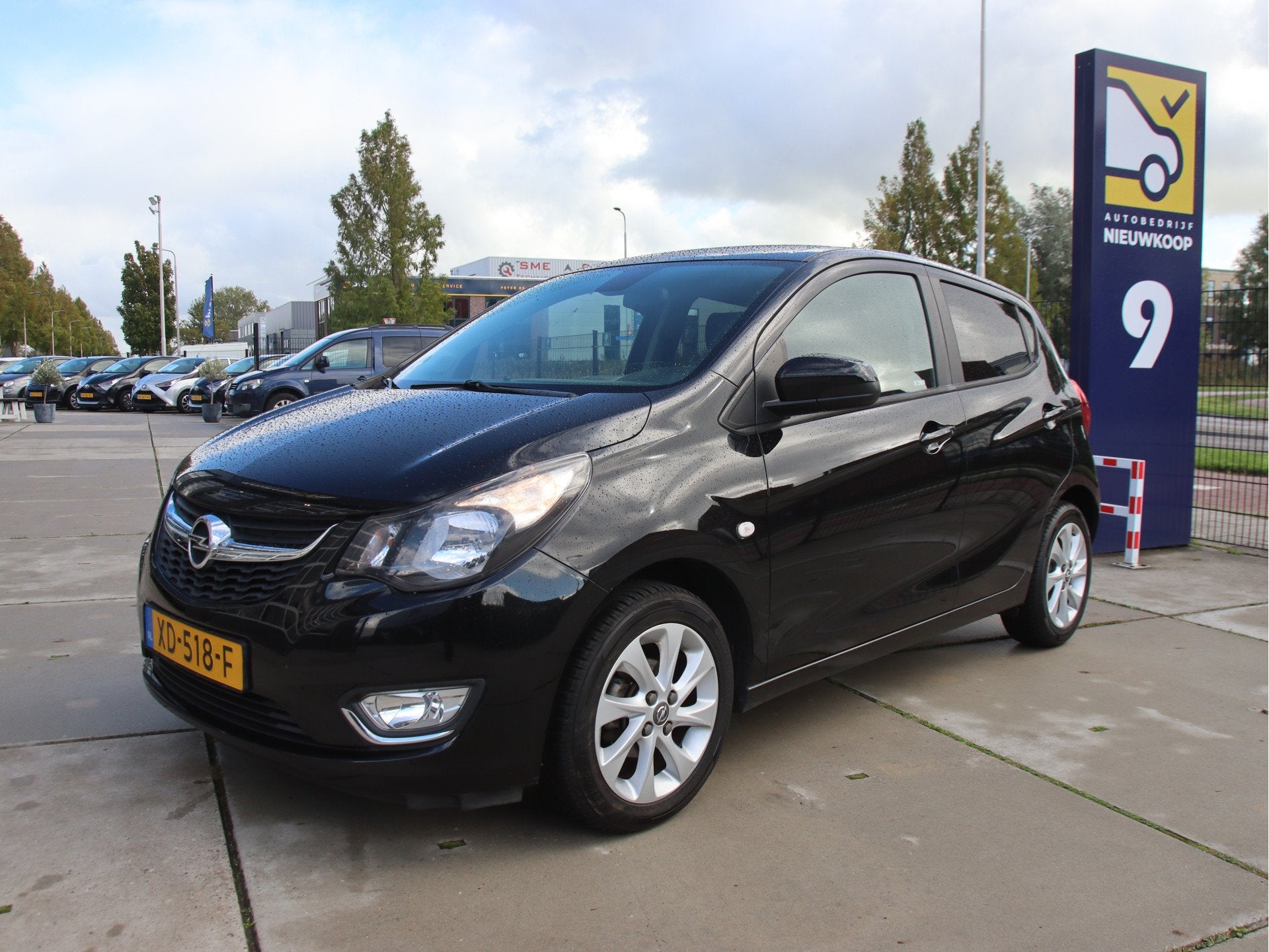Opel KARL 1.0 ecoFLEX Innovation Stoel- & Stuurvw, Carplay,, 839 kg, Gebruikt, Leder en Stof, Zwart