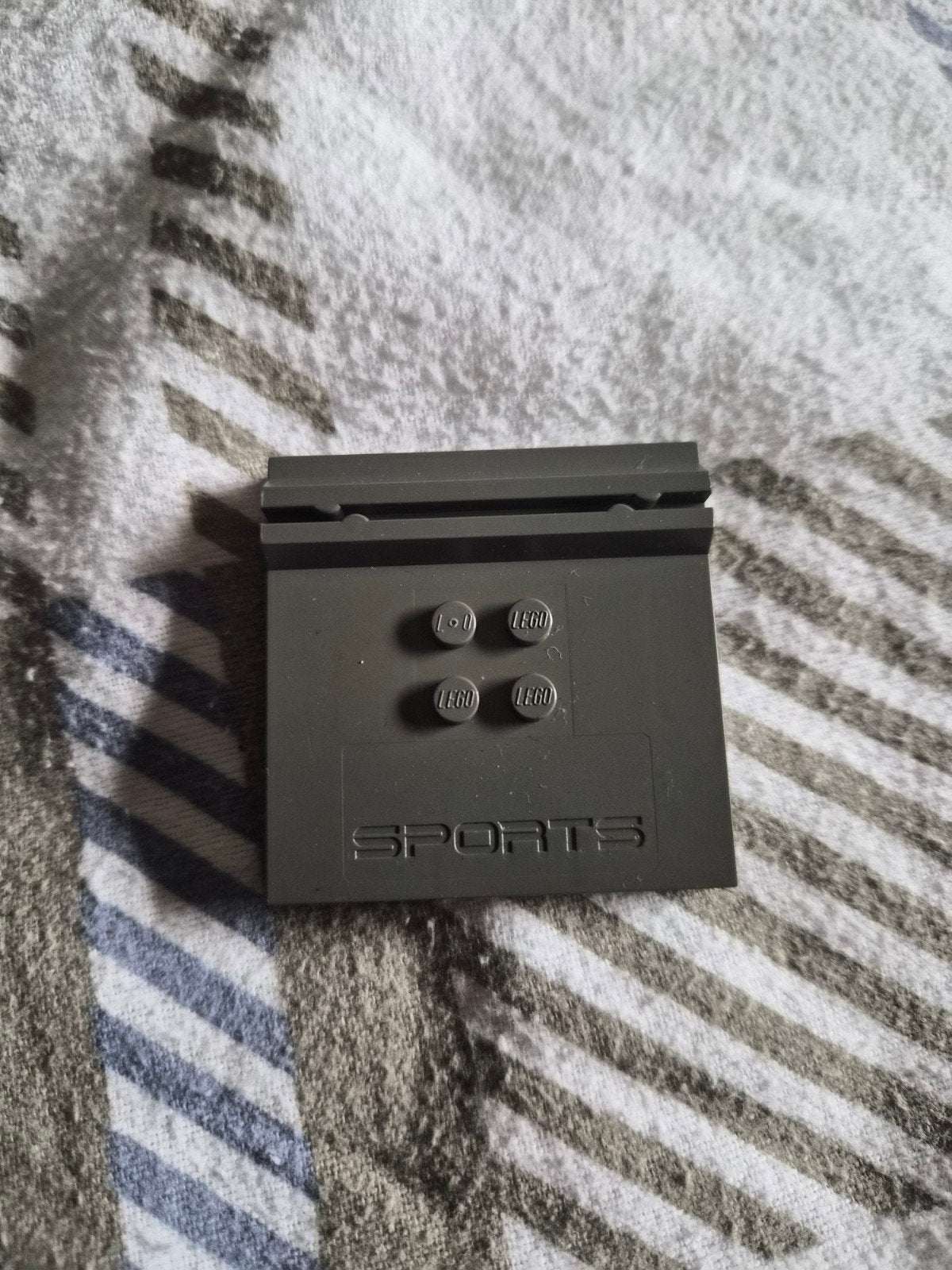Tile Modified 6 x 6 x 2/3 with 4 Studs and Card-holder, Ophalen of Verzenden, Gebruikt, Losse stenen, Lego