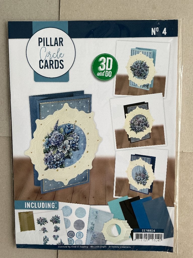 Pillar circle cards (4), Ophalen of Verzenden, Nieuw, Overige thema's, Overige typen