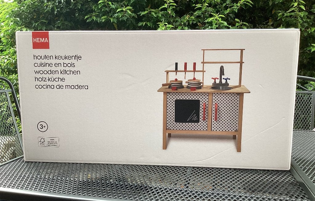 Houten Speelkeuken HEMA nieuw in doos, ongeopend, Kinderen en Baby's, Ophalen, Nieuw, Hout, Speelkeuken