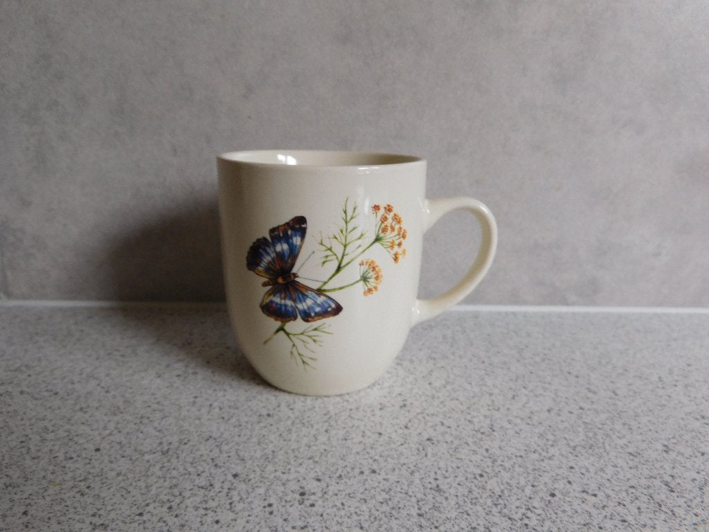 Senseo Mok 150 ml. Chenille de Papillon TS, Zo goed als nieuw, Overige stijlen, Mok, Ophalen of Verzenden