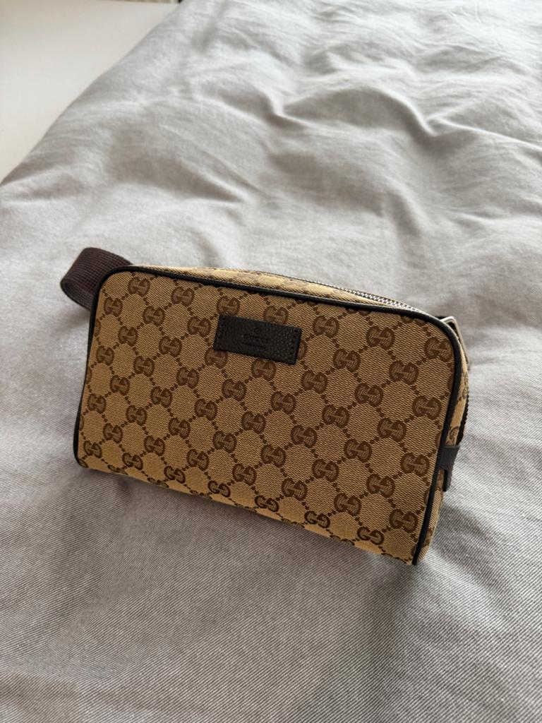 Gucci GG Canvas Heuptasje - gloednieuw, Verzenden, Zo goed als nieuw, Bruin, Overige typen