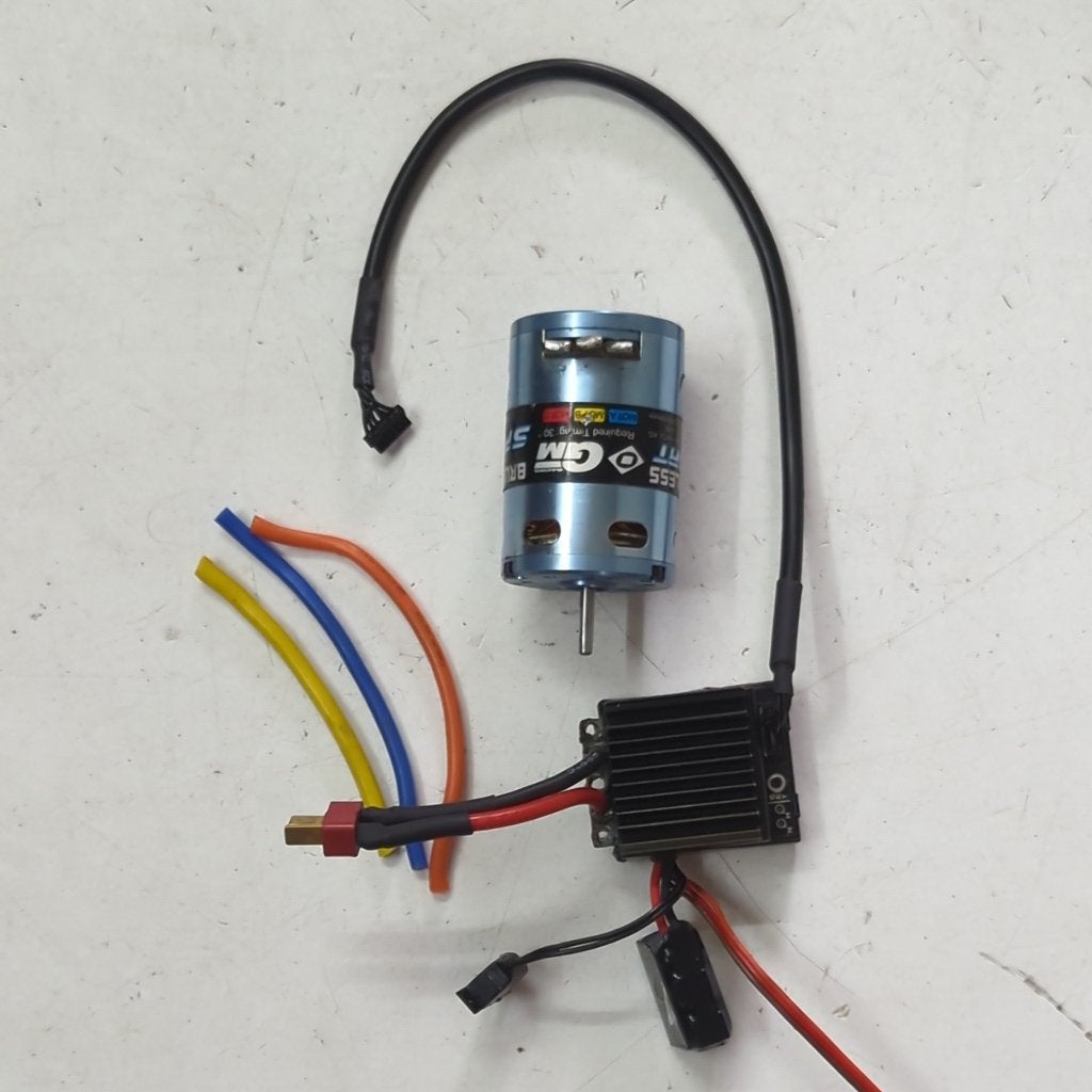 Brushless combo 13.5T ESC defect? (Tamiya Kysoho HPI Traxxas, Ophalen of Verzenden, Gebruikt, Schaal 1:10, Onderdeel