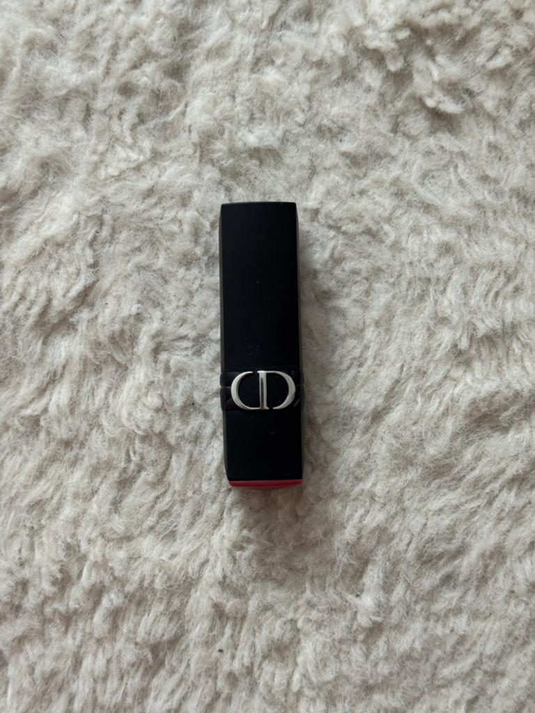 Dior Rouge Forever Lipstick 458 Forever Paris, Lippen, Ophalen of Verzenden, Zo goed als nieuw, Make-up